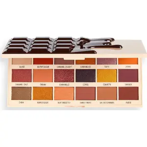 Палетка теней Makeup Revolution IHR* 18 оттенков Chocolate Carmel Nudes