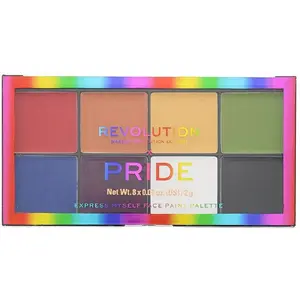 Face paint palette Makeup Revolution REVOLUTION X Pride Express Myself Face Paint Palet