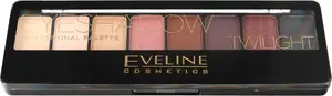 Acu ēnu palete Eveline 02 Twilight — 9,6 g, daudzkrāsaina acu ēnu palete