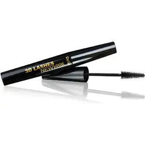 Skropstu tuša Delia New Look 3D Lashes melna — apjoma un garuma efekts