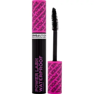 Skropstu tuša Revolution Relove Power Lash Volume Waterproof 8 ml — Melna