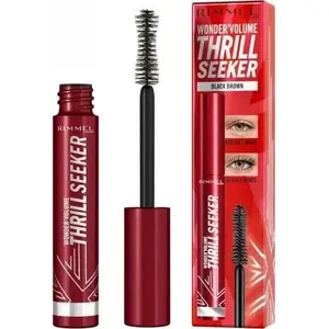 Skropstu tuša Rimmel London Wonder Volume Thrill Seeker — Black Brown, 8 ml