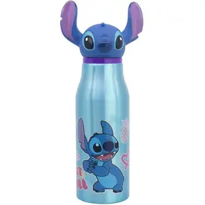Алюминиевая спортивная бутылка STITCH 690 мл с 3D крышкой-винтом — Disney Stitch