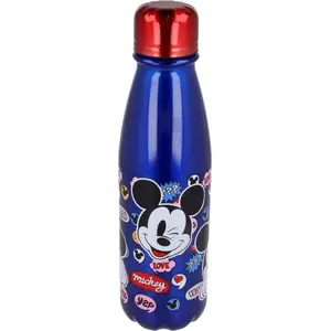 Pudele Mickey Mouse ar skrūvējamu vāciņu 660 ml — bērnu zila