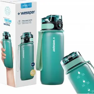 Ūdens pudele wessper motivējoša 0,5 l ar cilpu karāšanai – 500 ml