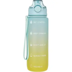 Sport bottle STARPAK BIDON 750 ml, green-blue, model STK BID18