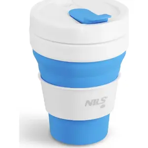 Silicone Collapsible Cup DD-Print NC4103, 475 ml, Blue