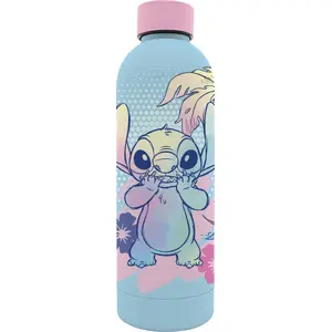 Спортивная бутылка STITCH Disney из нержавеющей стали 500 мл — термобутылка для напитков