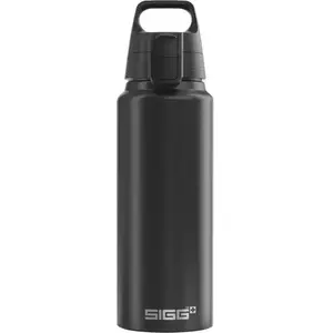 Бутылка для воды Sigg WMB One Black 1,0 л — многоразовая вакуумная из нержавеющей стали