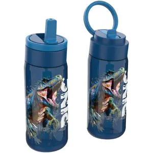 Euromic Lunch T-Rex blue drinking bottle 600 ml
