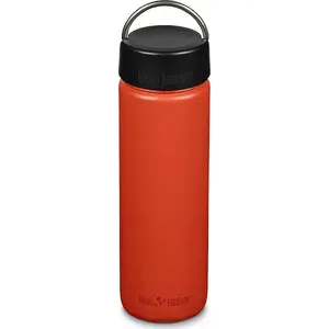 Nerūsējošā tērauda izolēta pudele klean kanteen Kanteen Wide 800 ml ar Wide Loop vāciņu — Tiger Lily