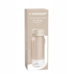 Спортивная бутылка wessper WES273-500 TRITAN Actitex™ 500 мл, бежевый, фильтрующая