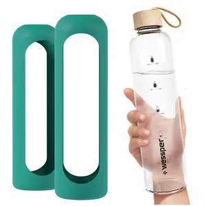 Silikona uzlika priekš wessper WE260 1000ml B1 Borosilicate Lagoon — aizsargvāciņš pudelēm