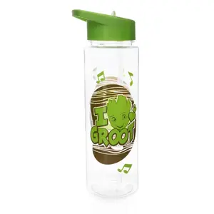 Water Bottle Tech-Protect Marvel I'm Groot with Straw — portable drinking bottle