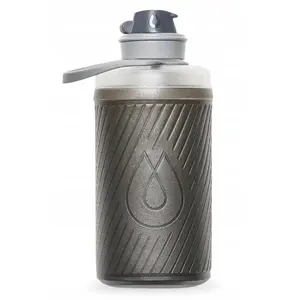 HydraPak Flux 750 ml sport bottle, Mammoth Grey — collapsible hydration bottle 750 ml