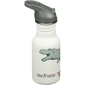 Insulated Kid Kanteen Classic Narrow (Flip Sport) 355 ml — Dino Skate design