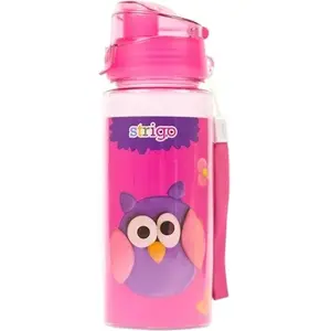 Sporta pudele Pukka 600 ml ar mutes uzgali, rozā
