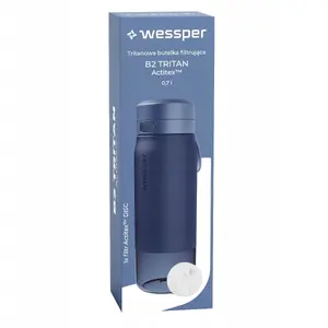 Sporta pudele wessper WES273-700-BL_K TRITAN Actitex™ 700 ml zila