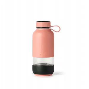 Sporta ūdens pudele Vanguard Lekue Water Bottle To Go — koralle, pārnēsājama pudele