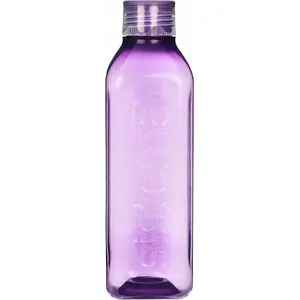 Sistema Large Square Bottle 1 L – Minty Teal reusable drink bottle, square design, 1 litre