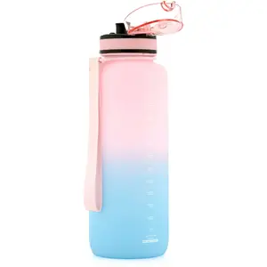 Sporta pudele Meteor 1500 ml rozā/zila — 1,5 l