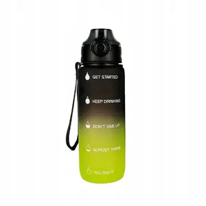 Sporta pudele STARPAK 750 ml — zaļi-melnā, modelis STK BID30