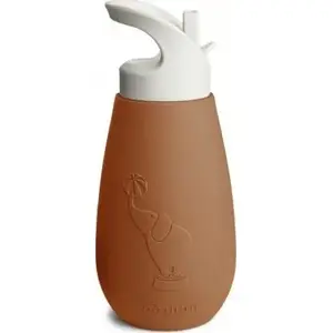 Sporta pudele Nuuroo Pax Caramel Cafe ar salmiņu, silikona, tilpums 350 ml
