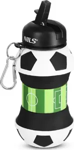 Collapsible Silicone Cup DD-Print NILS NC4104, 550 ml, Football design