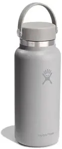 Dzeršanas pudele Hydro Flask 32 oz Wide Mouth ar Flex vāciņu, Birch apdare