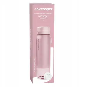 Sport water bottle wessper WES273-1000-PK_K — 1000 ml Tritan with Actitex™ filter, pink
