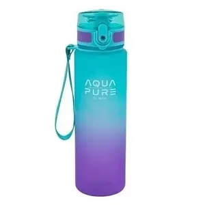 Sport bottle ASTRA art-pap Bidon Aqua Pure 600 ml — mint/lavender