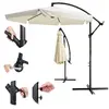 Extralink Black Forest Garden Umbrella with Side Panels, Large 3m Beige Cantilever BLACK FOREST GARDEN UMBRELLA WITH SIDE PANELS, LARGE 3M BEIG Photo 7