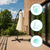 Extralink Black Forest Garden Umbrella with Side Panels, Large 3m Beige Cantilever BLACK FOREST GARDEN UMBRELLA WITH SIDE PANELS, LARGE 3M BEIG Photo 10