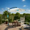 Extralink Black Forest Garden Umbrella with Side Panels, Large 3m Beige Cantilever BLACK FOREST GARDEN UMBRELLA WITH SIDE PANELS, LARGE 3M BEIG Photo 13
