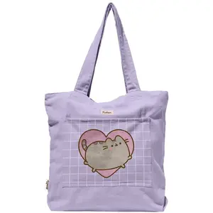 Pusheen plecu kokvilnas tote soma Moments kolekcija 37 x 41 cm