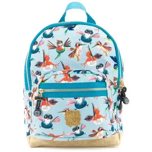Mugursoma HP Pick & Pack Birds, 22 × 31 × 11 cm, putekļaini zila