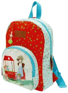 Maza mugursoma Santoro «An Apple A Day» zilgani sarkana, modelis 252848