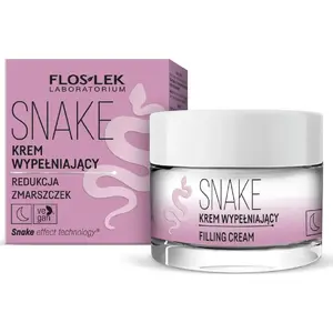 Sejas krēms Floslek SNAKE pildīšanas krēms 50 ml — pretgrumbu pildīšanas līdzeklis