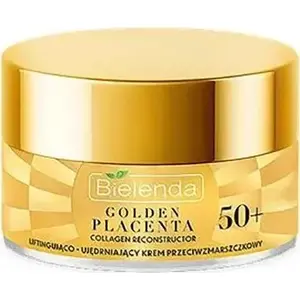 Крем дневной и ночной против морщин лифтинговый и укрепляющий Bielenda Golden Placenta 50+ 50 мл