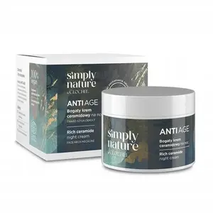 Nakts bagātināts ceramīdu pretgrumbu krēms Clochee Simply Nature 50 ml
