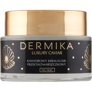 Nakts pretgrumbu krēms-eliksīrs Dermika Luxury Caviar 50 ml
