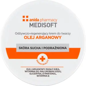 Face cream Anida Medisoft nourishing and regenerating for dry and irritated skin with argan oil 100 ml