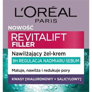 Дневной гель-крем L’Oreal Paris Revitalift Filler — увлажняющий гель-крем для лица, восстановление объёма, MPN 023770