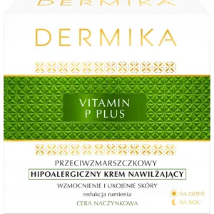 Dermika Vitamin P Plus гипоаллергенный увлажняющий крем для дня и ночи 50 мл
