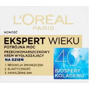 Дневной разглаживающий против морщин крем L’Oreal Paris Ekspert Wieku 40+ 50 мл