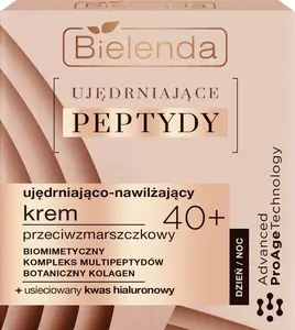 Крем для лица Bielenda Ujędrniające Peptydy 40+ 50 мл — увлажняющий и укрепляющий антивозрастной дневной и ночной крем