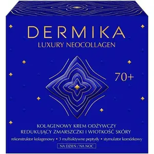 Sejas krēms Dermika Luxury Neocollagen 70+ kolagēna barojošs krēms pret grumbām un ādas noslīdēšanu 50 ml