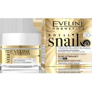 Дневной и ночной концентрированный лифтинговый крем Eveline Royal Snail 50+ 50 мл