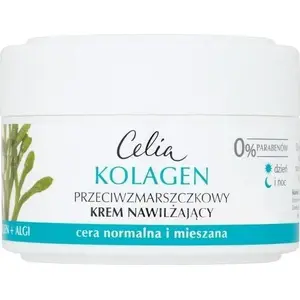 Moisturizing anti-wrinkle collagen cream for normal and combination skin 50 ml — Celia
