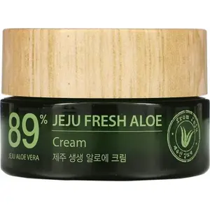Крем для лица theSaem Jeju Fresh Aloe 89% — 50 мл, увлажняющий и успокаивающий